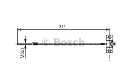 Трос BOSCH 1 987 477 658