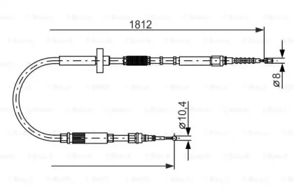 Трос BOSCH 1 987 477 659