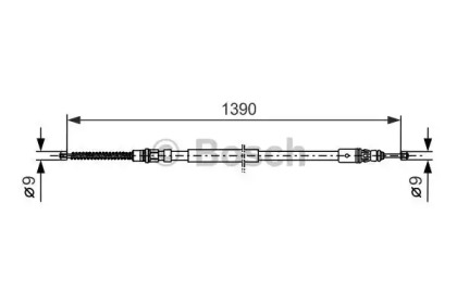 Трос BOSCH 1 987 477 666