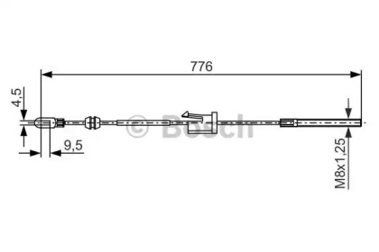 Трос BOSCH 1 987 477 681