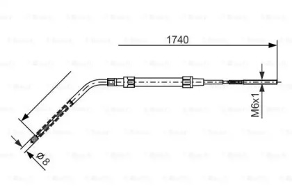 Трос BOSCH 1 987 477 689