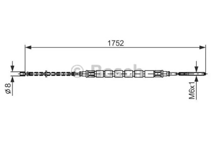 Трос BOSCH 1 987 477 690