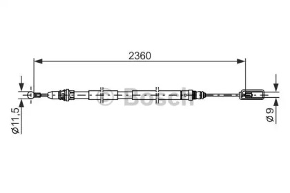 Трос BOSCH 1 987 477 714