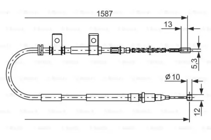 Трос BOSCH 1 987 477 717