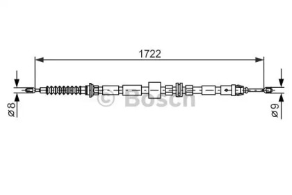 Трос BOSCH 1 987 477 733