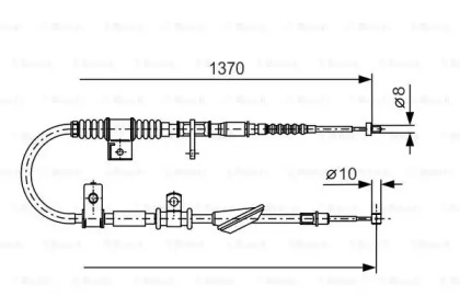 Трос BOSCH 1 987 477 743