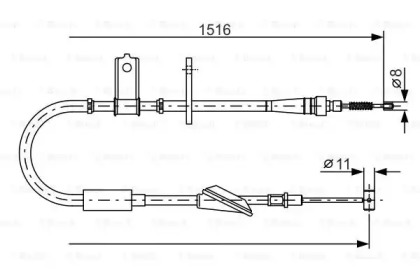 Трос BOSCH 1 987 477 771