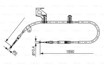 Трос BOSCH 1 987 477 803