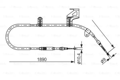 Трос BOSCH 1 987 477 804