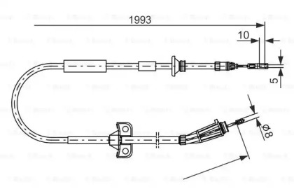 Трос BOSCH 1 987 477 819