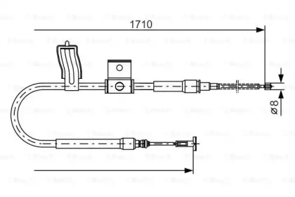 Трос BOSCH 1 987 477 829