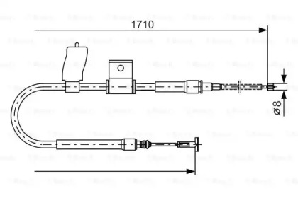 Трос BOSCH 1 987 477 830