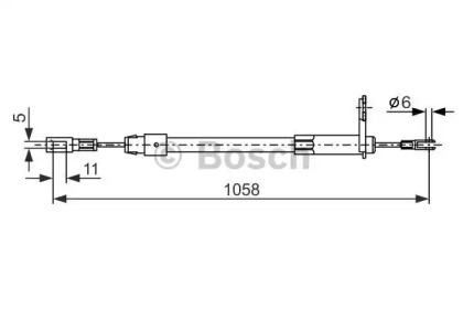 Трос BOSCH 1 987 477 849