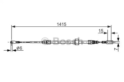 Трос BOSCH 1 987 477 856