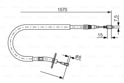 Трос BOSCH 1 987 477 860