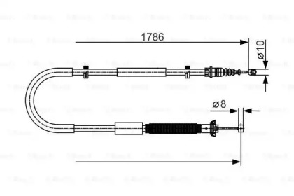 Трос BOSCH 1 987 477 910