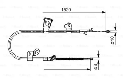 Трос BOSCH 1 987 477 918