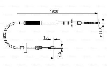 Трос BOSCH 1 987 477 922