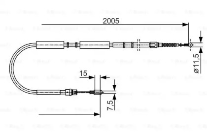 Трос BOSCH 1 987 477 923