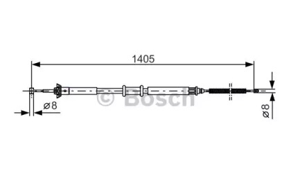 Трос BOSCH 1 987 477 928