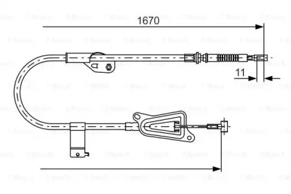 Трос BOSCH 1 987 477 943