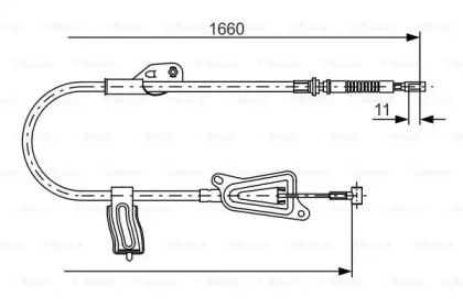 Трос BOSCH 1 987 477 944