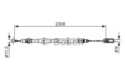 Трос BOSCH 1 987 477 953