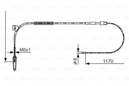 Трос BOSCH 1 987 477 961