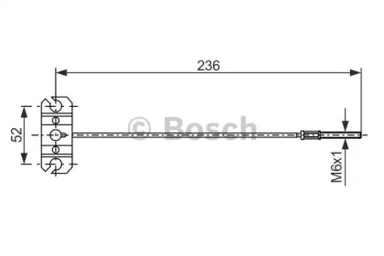 Трос BOSCH 1 987 477 991