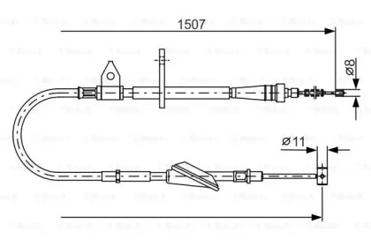 Трос BOSCH 1 987 477 995