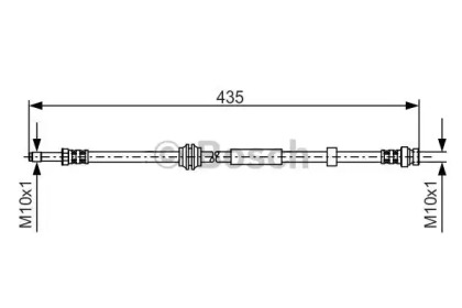 Тормозной шланг BOSCH 1 987 481 023