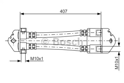 Тормозной шланг BOSCH 1 987 481 167