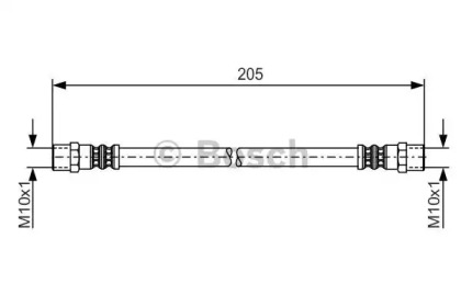 Тормозной шланг BOSCH 1 987 481 191