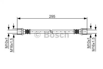 Шлангопровод BOSCH 1 987 481 204