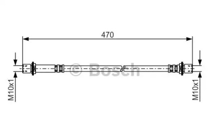 Тормозной шланг BOSCH 1 987 481 349