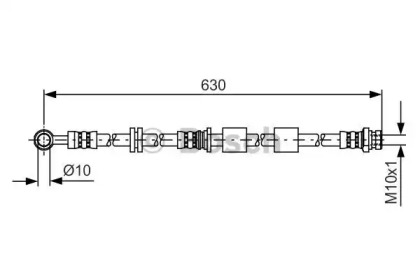 Тормозной шланг BOSCH 1 987 481 439