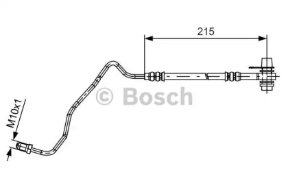 Тормозной шланг BOSCH 1 987 481 532