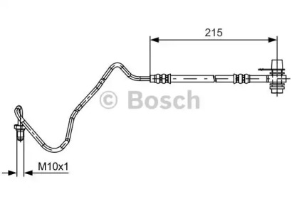 Тормозной шланг BOSCH 1 987 481 533