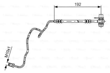 Тормозной шланг BOSCH 1 987 481 536