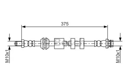Тормозной шланг BOSCH 1 987 481 563