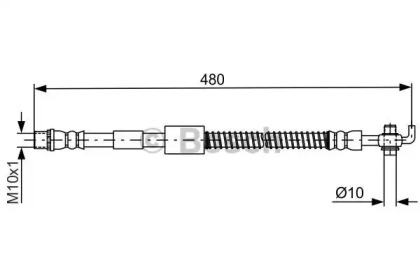 Шлангопровод BOSCH 1 987 481 686
