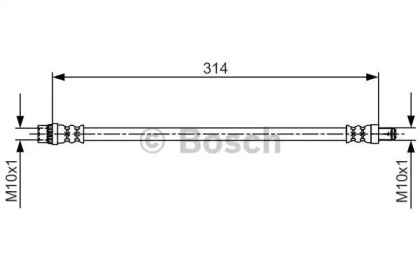 Шлангопровод BOSCH 1 987 481 718