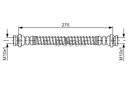 Шлангопровод BOSCH 1 987 481 802