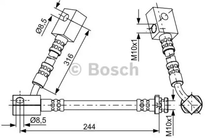 Шлангопровод BOSCH 1 987 481 822