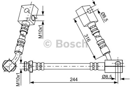 Шлангопровод BOSCH 1 987 481 837