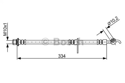 Тормозной шланг BOSCH 1 987 481 931