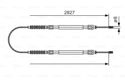 Трос BOSCH 1 987 482 006