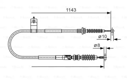 Трос BOSCH 1 987 482 056