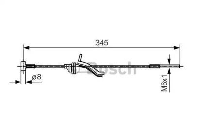 Трос BOSCH 1 987 482 059