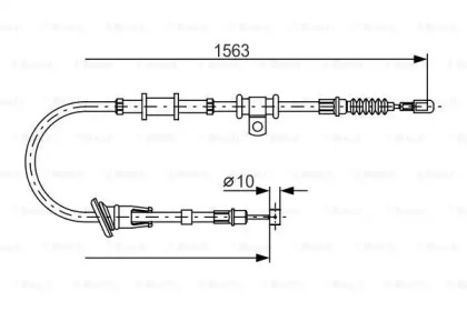 Трос BOSCH 1 987 482 064